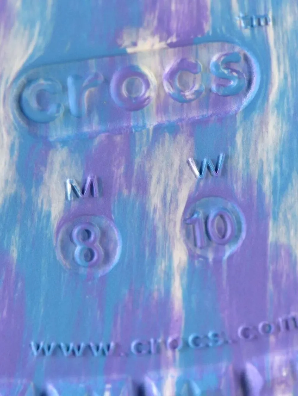 New! Size: 8 Men/10 Women | Crocs Classic Marbled Sandal